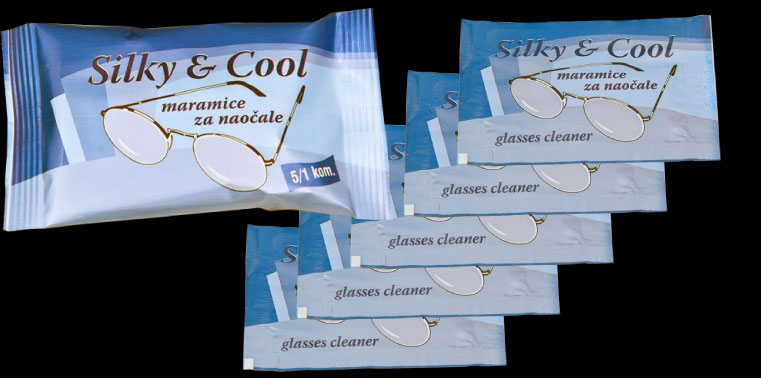 Silky & Cool - Maramice za čišćenje naočala